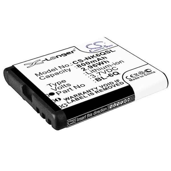 Bsc Preferred Nokia 6700 Classic 6700 classic Illuvial Mobile Phone Replacement Battery CS-NK6QSL.2 - main